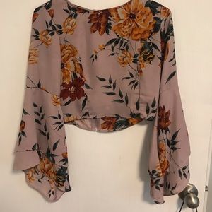 Floral crop top